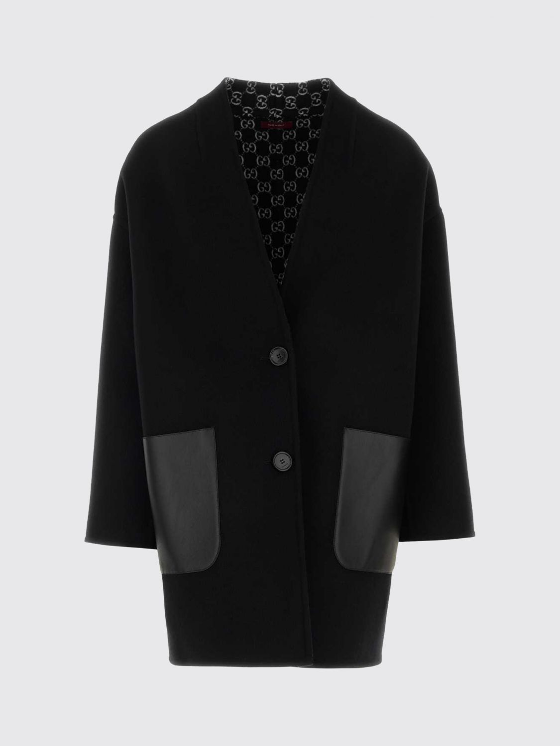 Gucci Coat Woman Black GUCCI