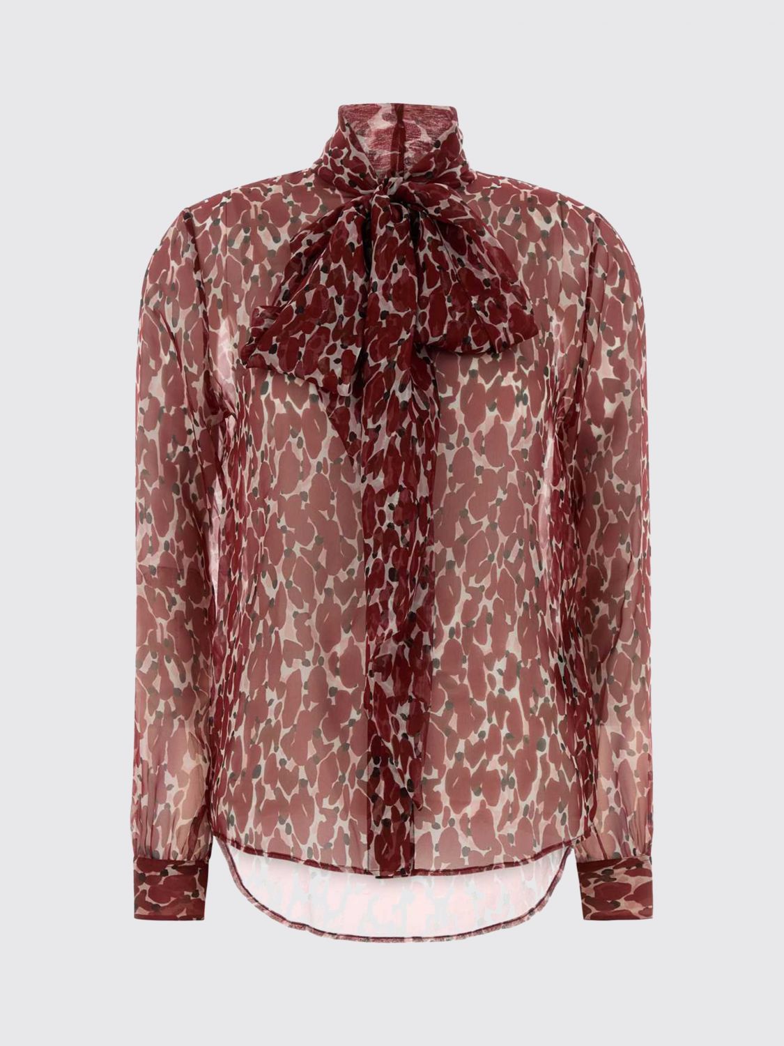 Saint Laurent Shirt Woman Red SAINT LAURENT