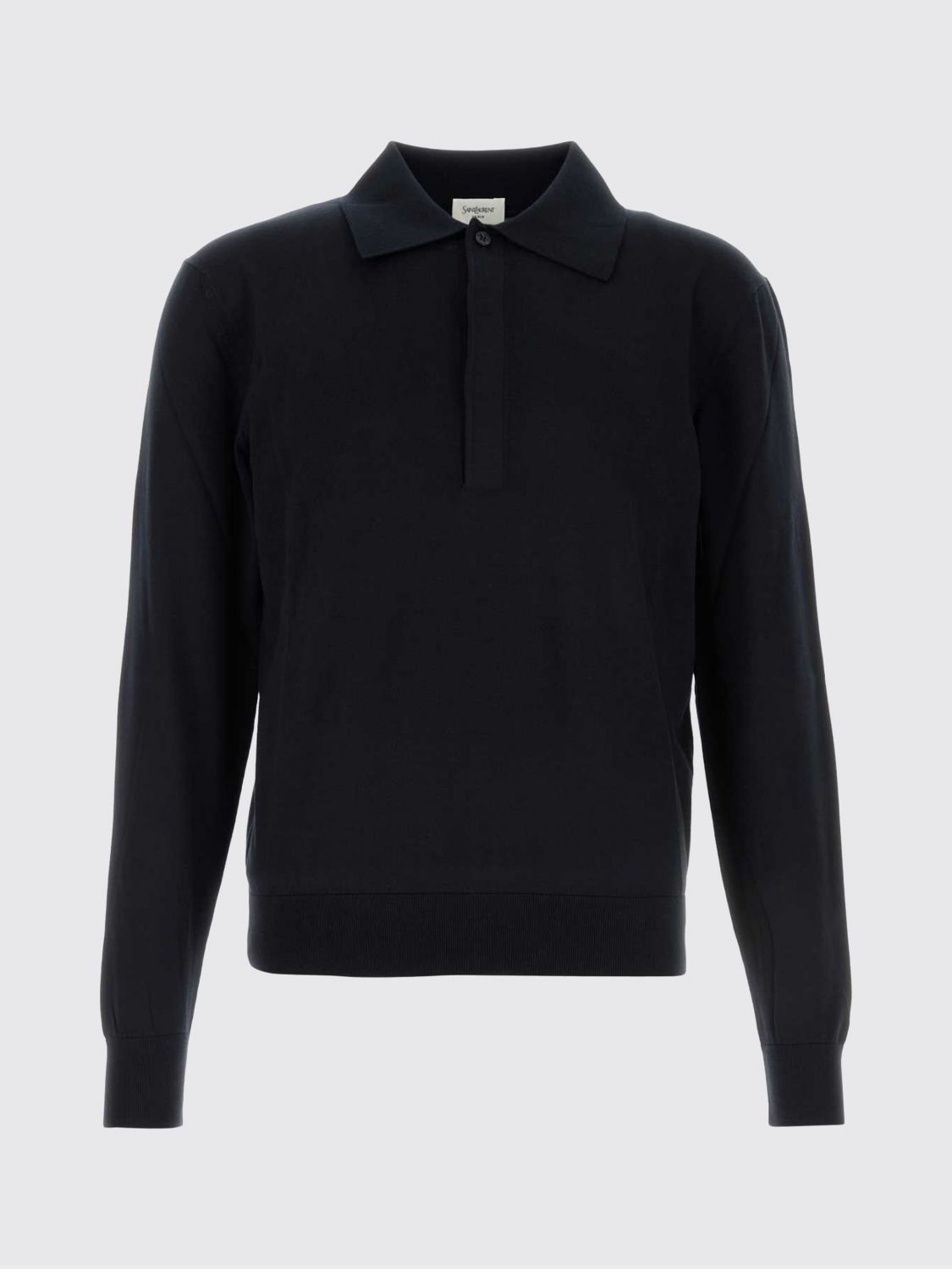 Saint Laurent Polo Shirt Men Blue SAINT LAURENT