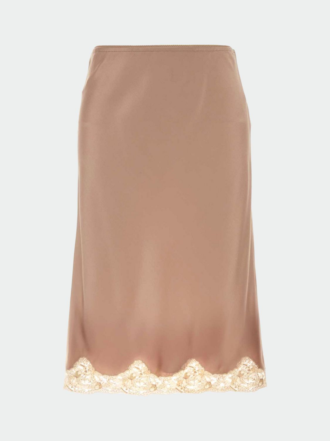 Saint Laurent Skirt Woman Beige SAINT LAURENT