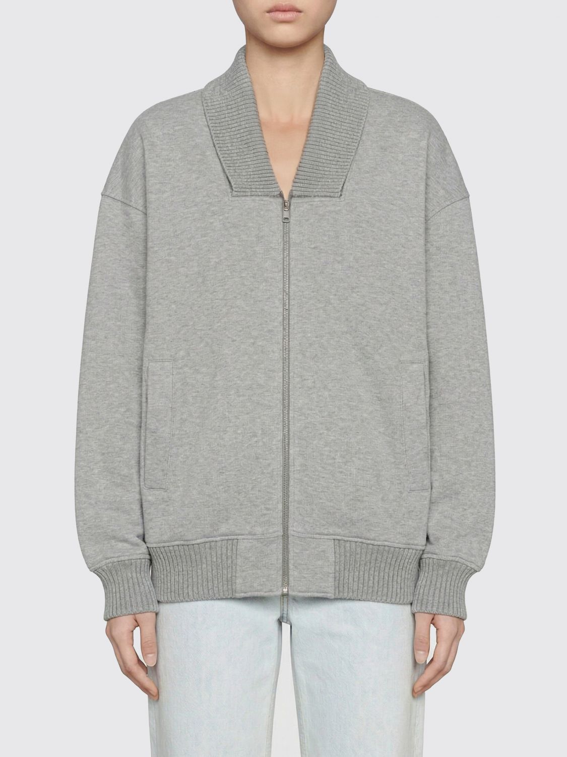 Gucci Sweatshirt Woman Grey GUCCI