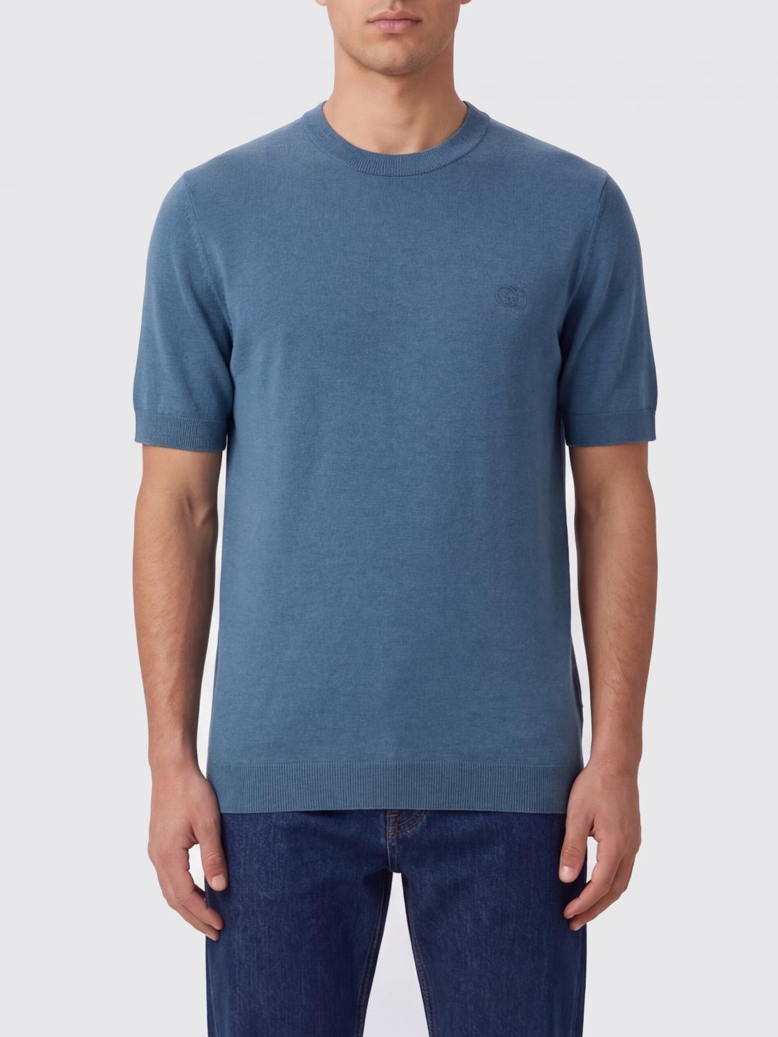 Gucci Sweater Men Blue GUCCI