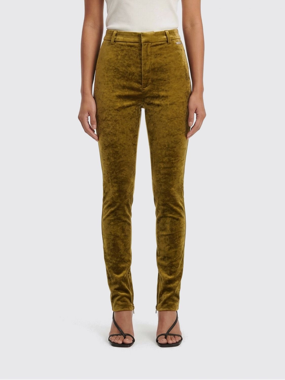 Gucci Pants Woman Brown GUCCI