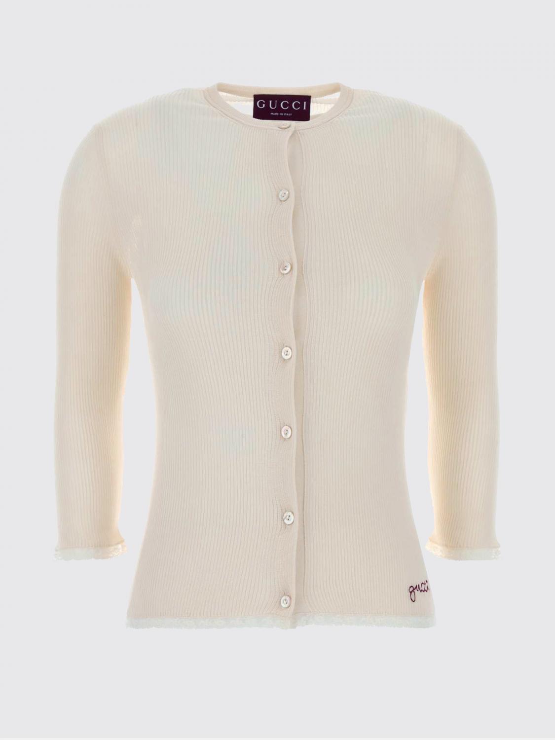 Gucci Sweater Woman White GUCCI