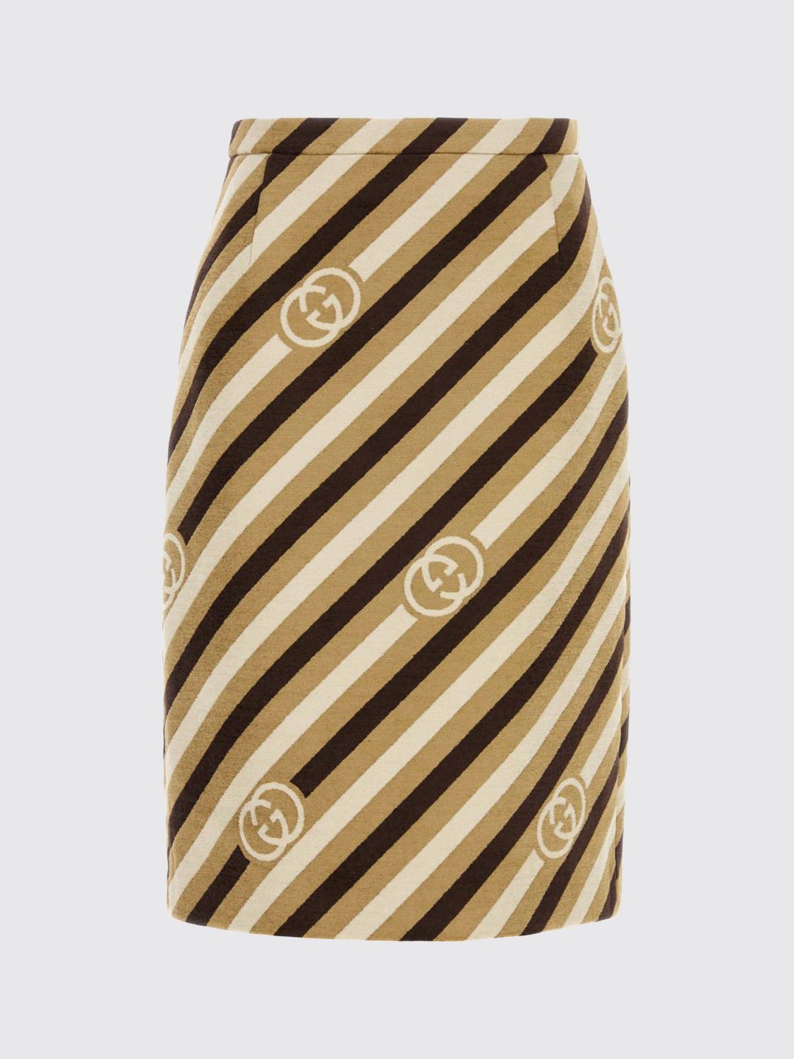 Gucci Skirt Woman Brown GUCCI