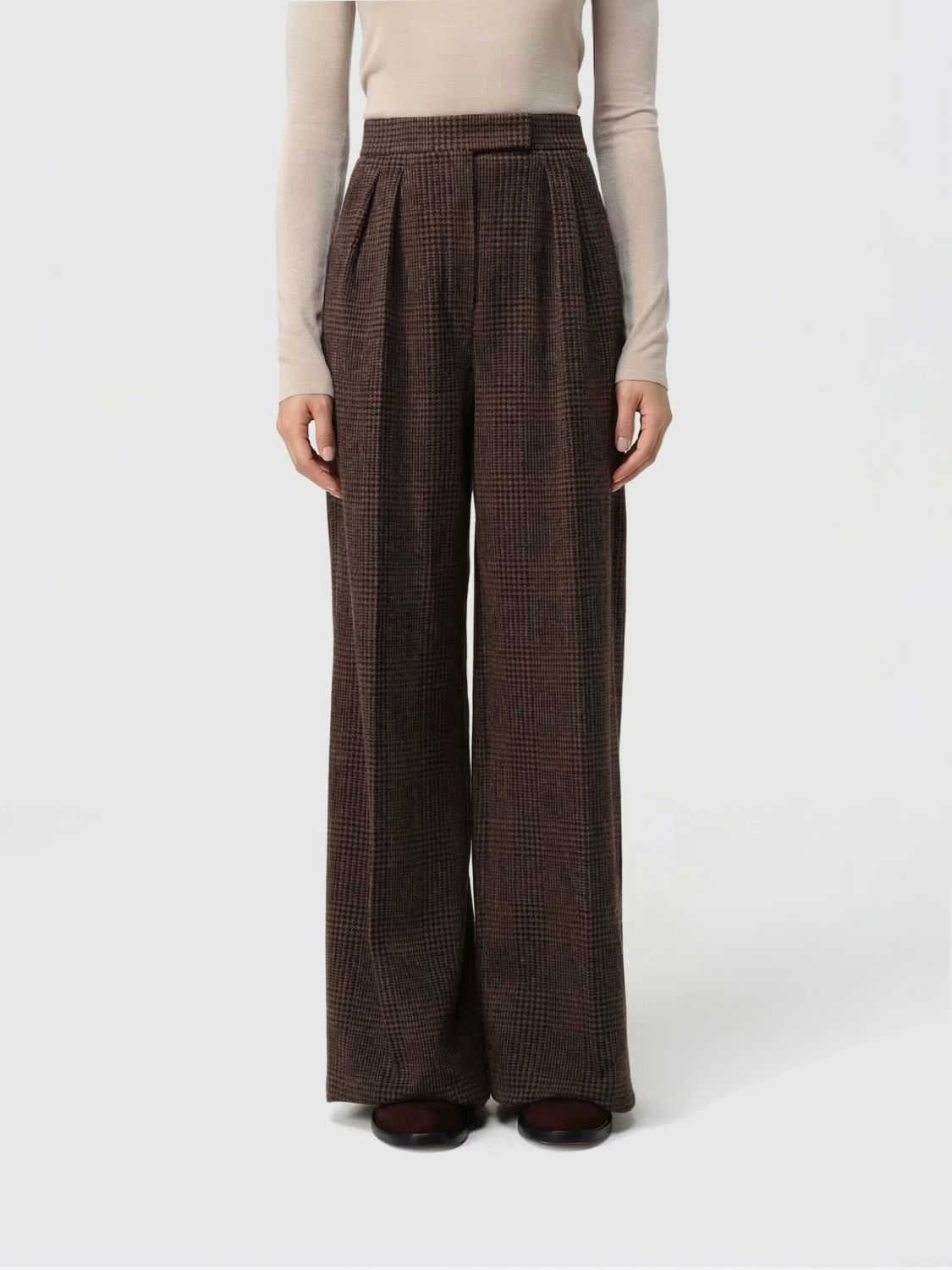 Max Mara Pants Woman Dark MAX MARA