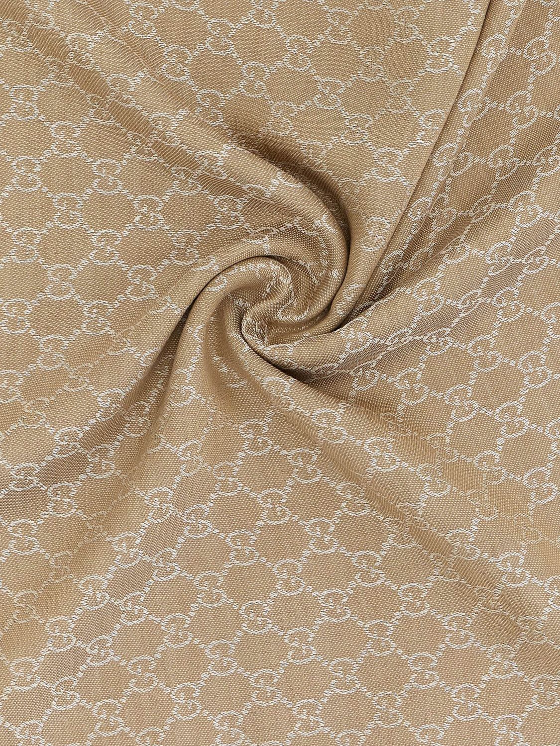 Gucci Scarf Woman Beige GUCCI