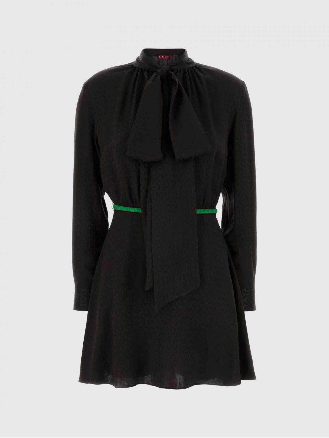 Gucci Dress Woman Brown GUCCI