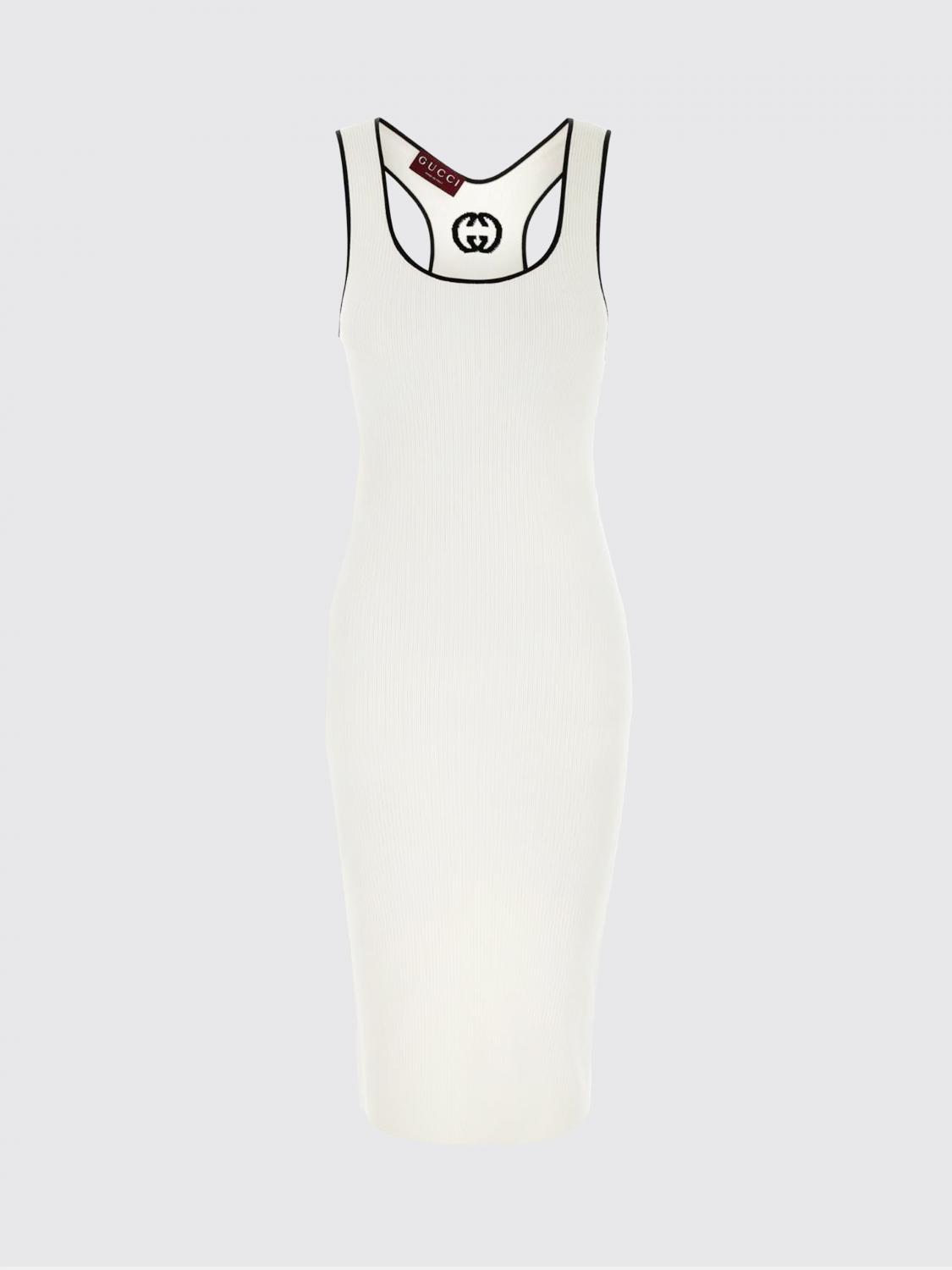Gucci Dress Woman Natural GUCCI