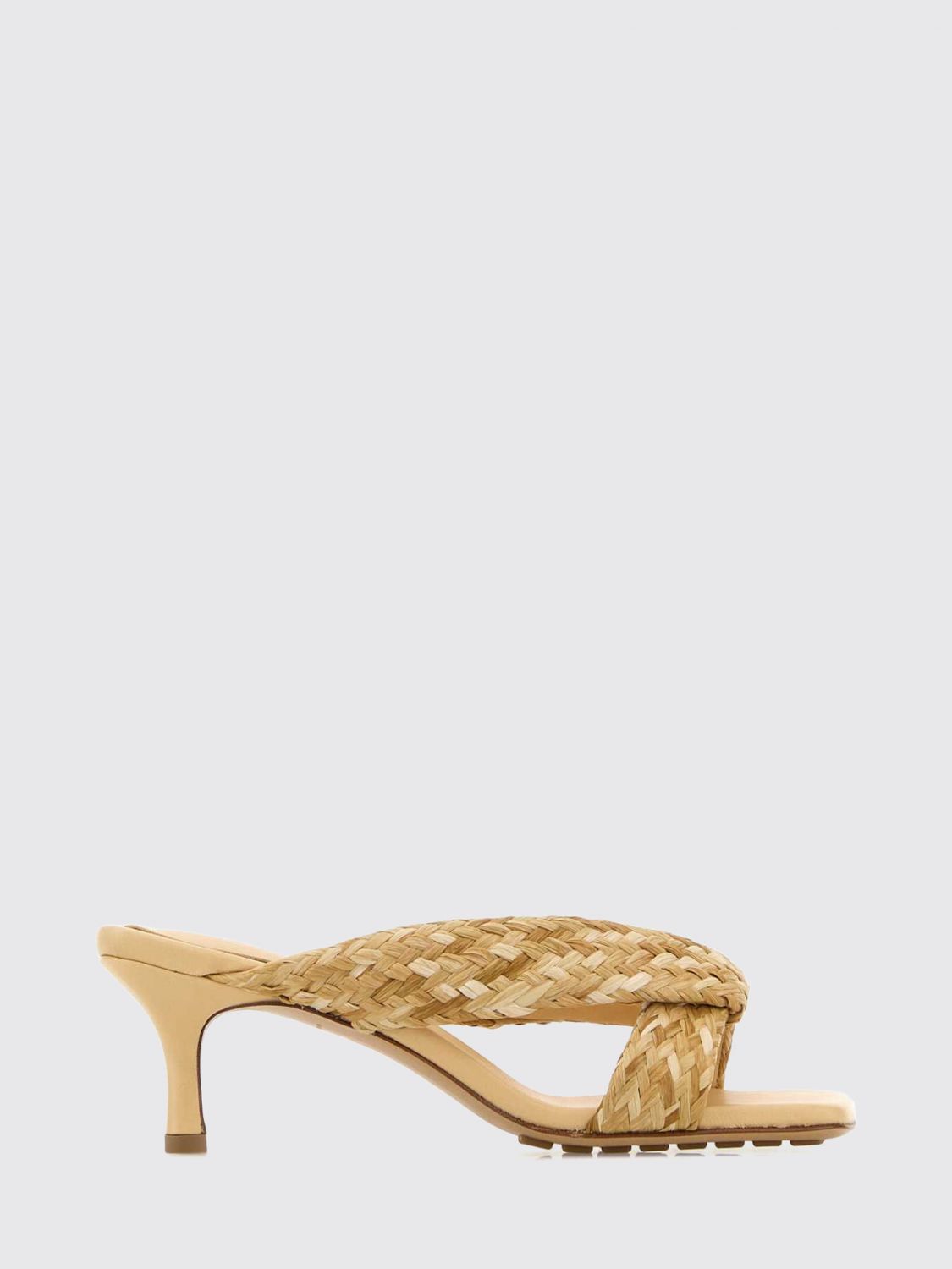 Bottega Veneta Heeled Sandal Woman Beige BOTTEGA VENETA