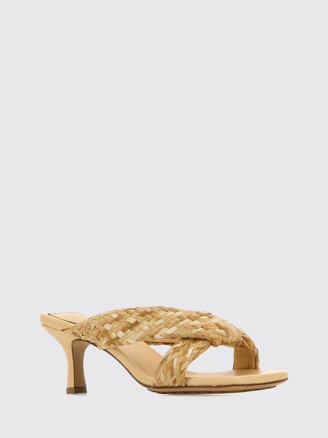 Bottega Veneta Heeled Sandal Woman Beige BOTTEGA VENETA