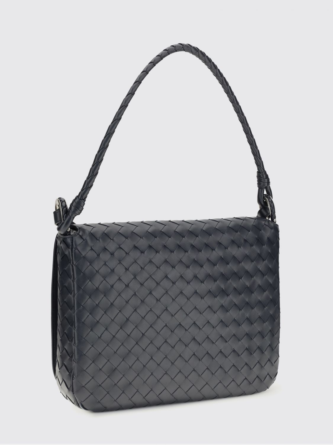 Bottega Veneta Shoulder Bag Men Blue BOTTEGA VENETA