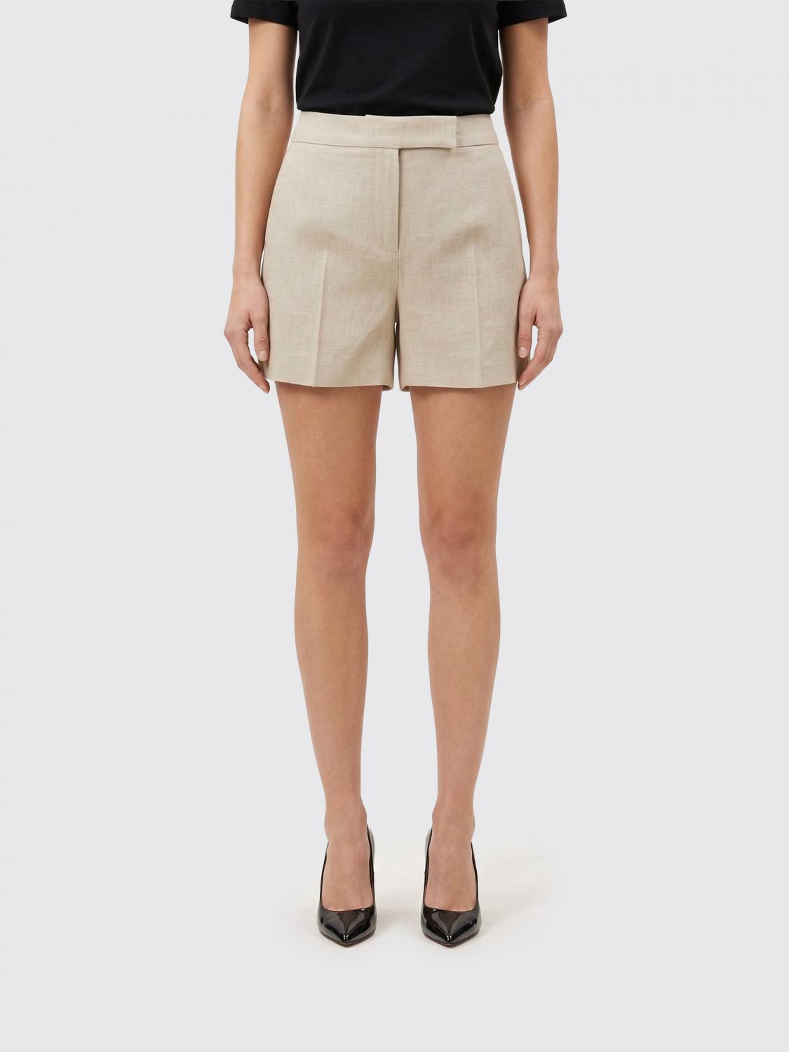 Max Mara Shorts Woman Beige MAX MARA