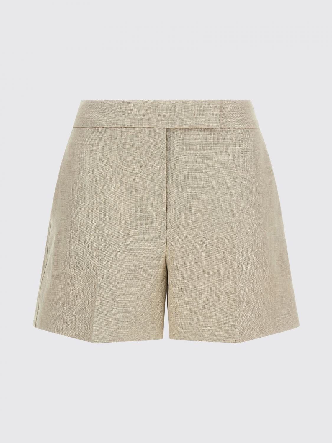 Max Mara Shorts Woman Beige MAX MARA
