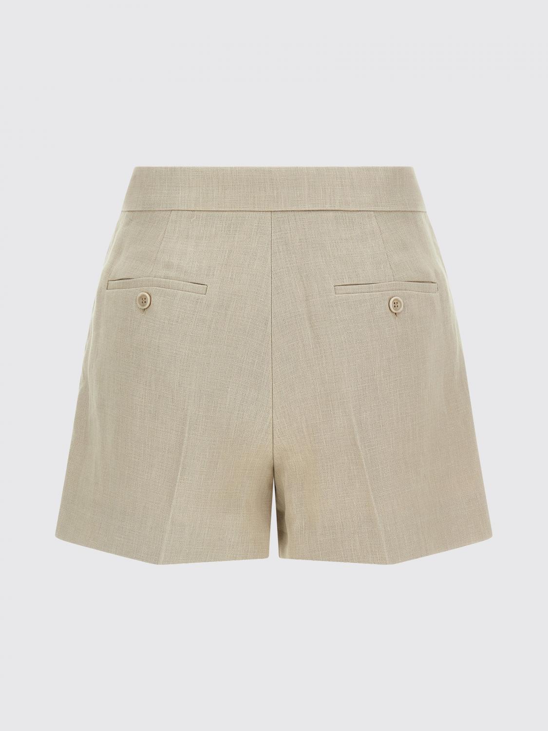 Max Mara Shorts Woman Beige MAX MARA