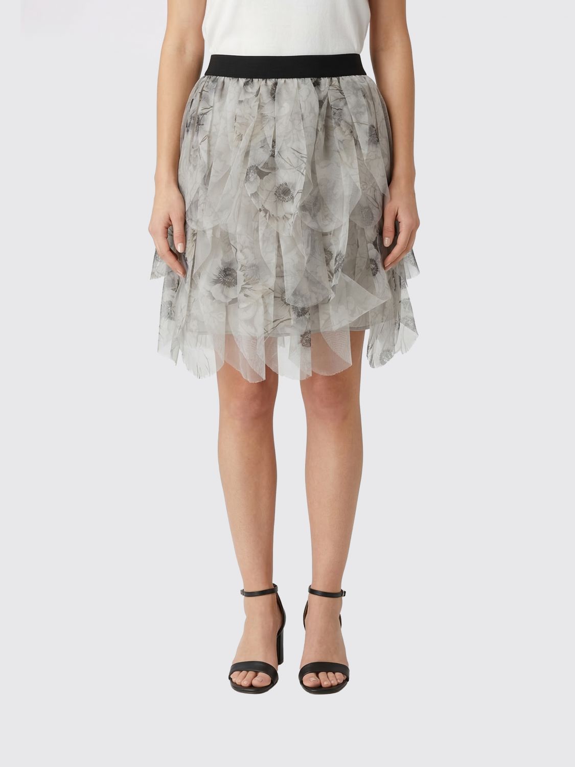 Max Mara Skirt Woman Grey MAX MARA