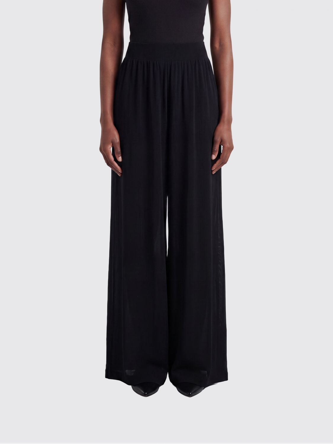 AlaiA Women Alaia Jersey Palazzo Trousers ALAIA