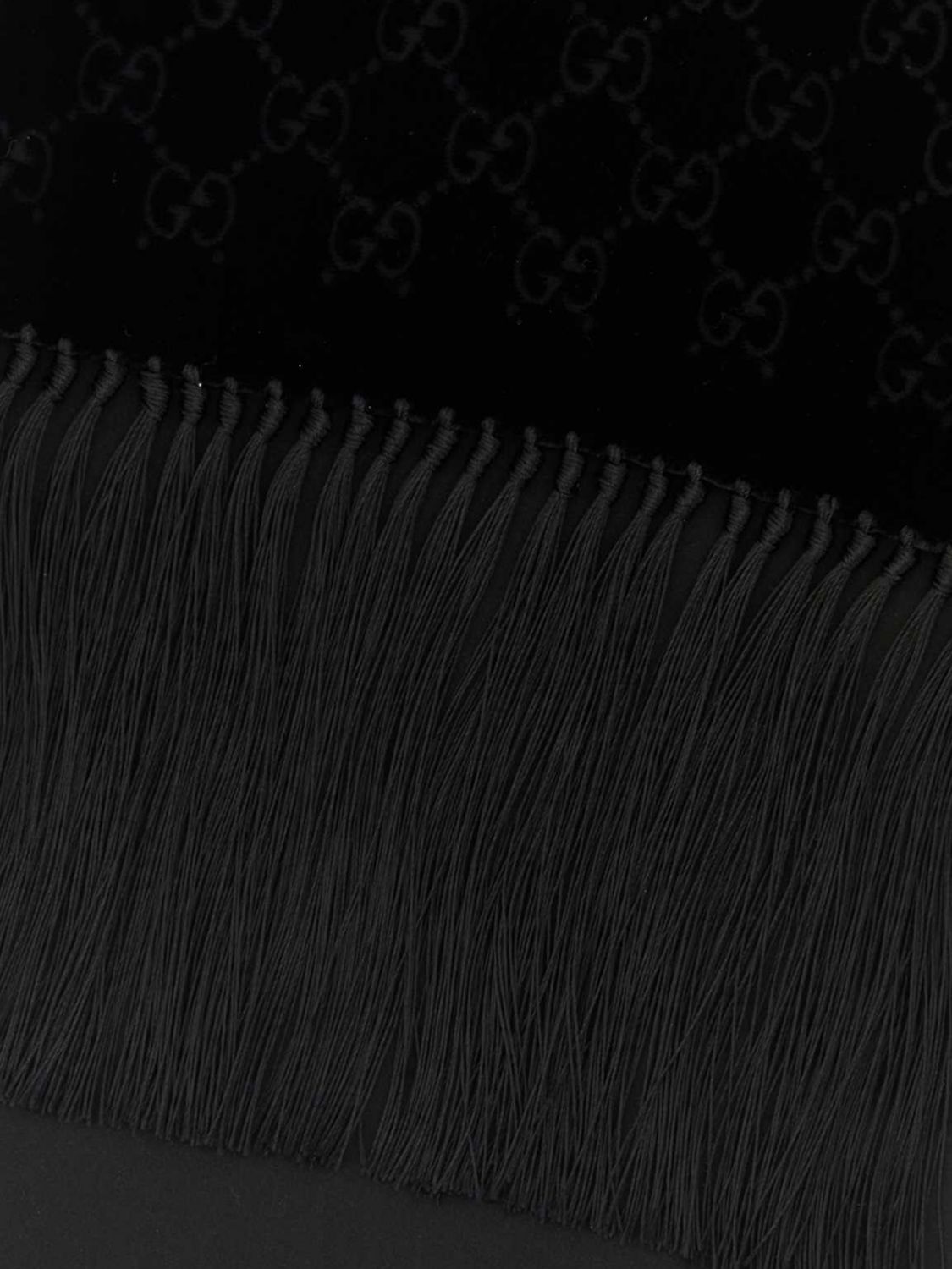 Gucci Scarf Men Black GUCCI