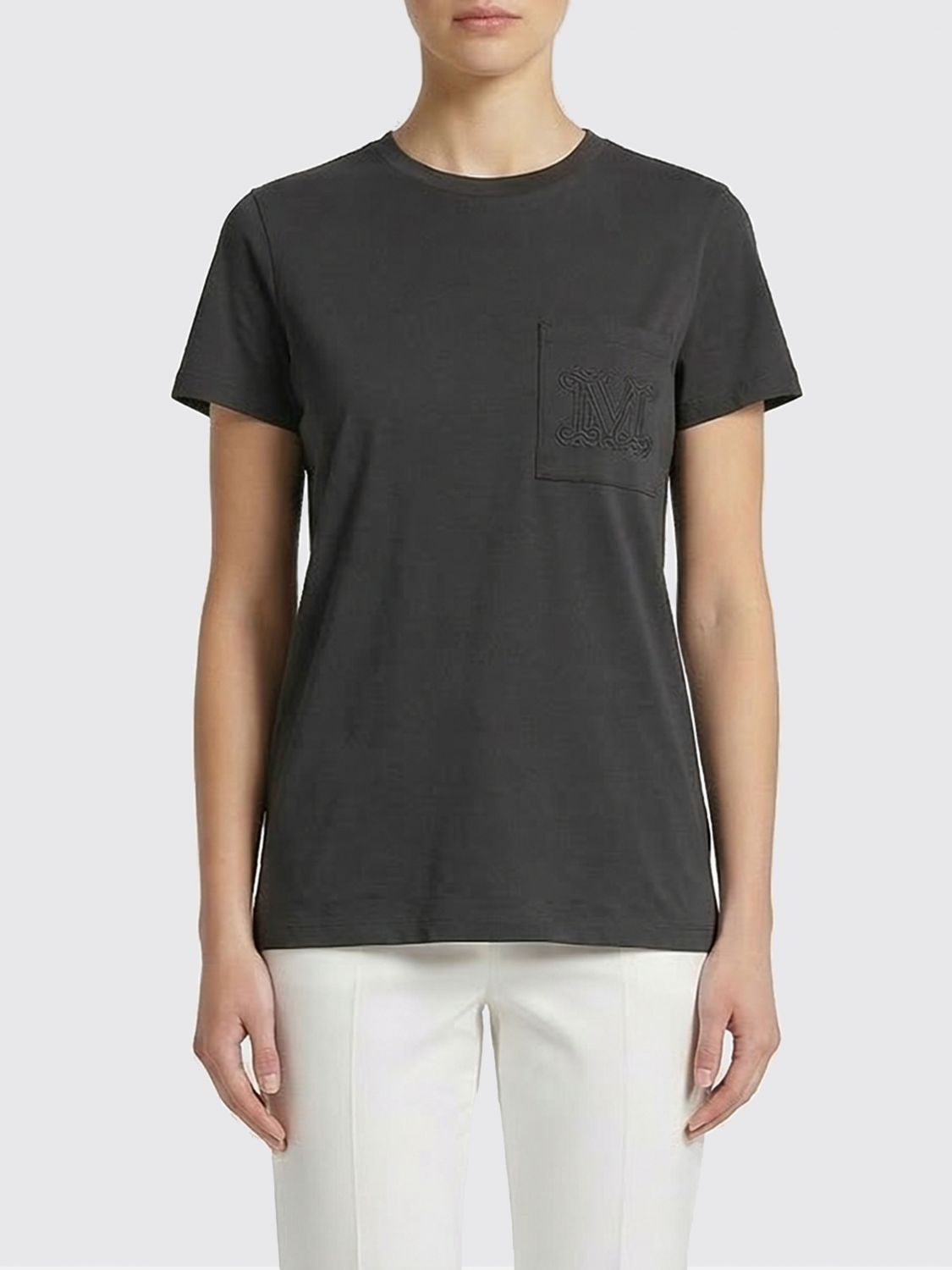 Max Mara T-Shirt Woman Grey MAX MARA