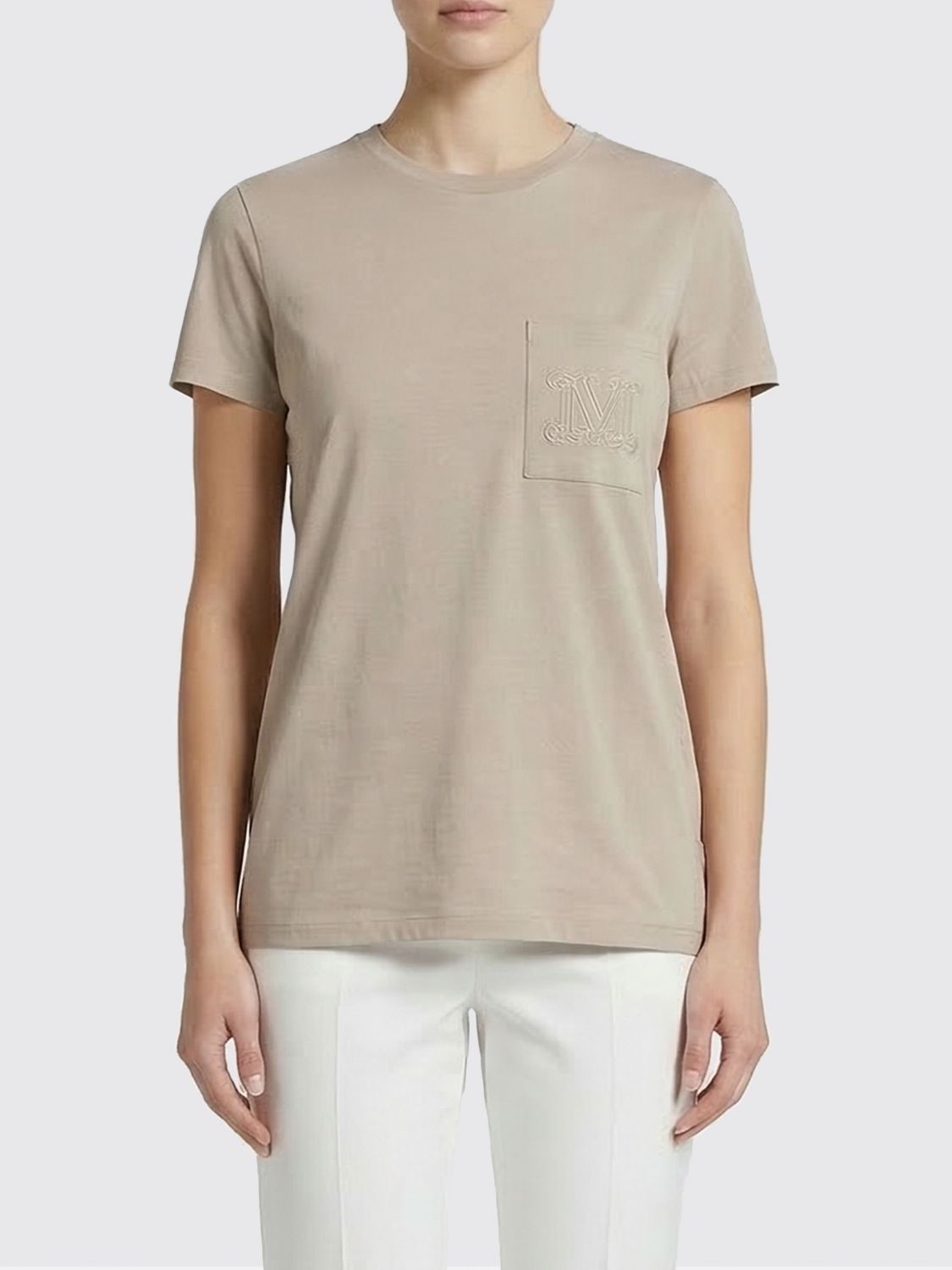 Max Mara T-Shirt Woman Beige MAX MARA