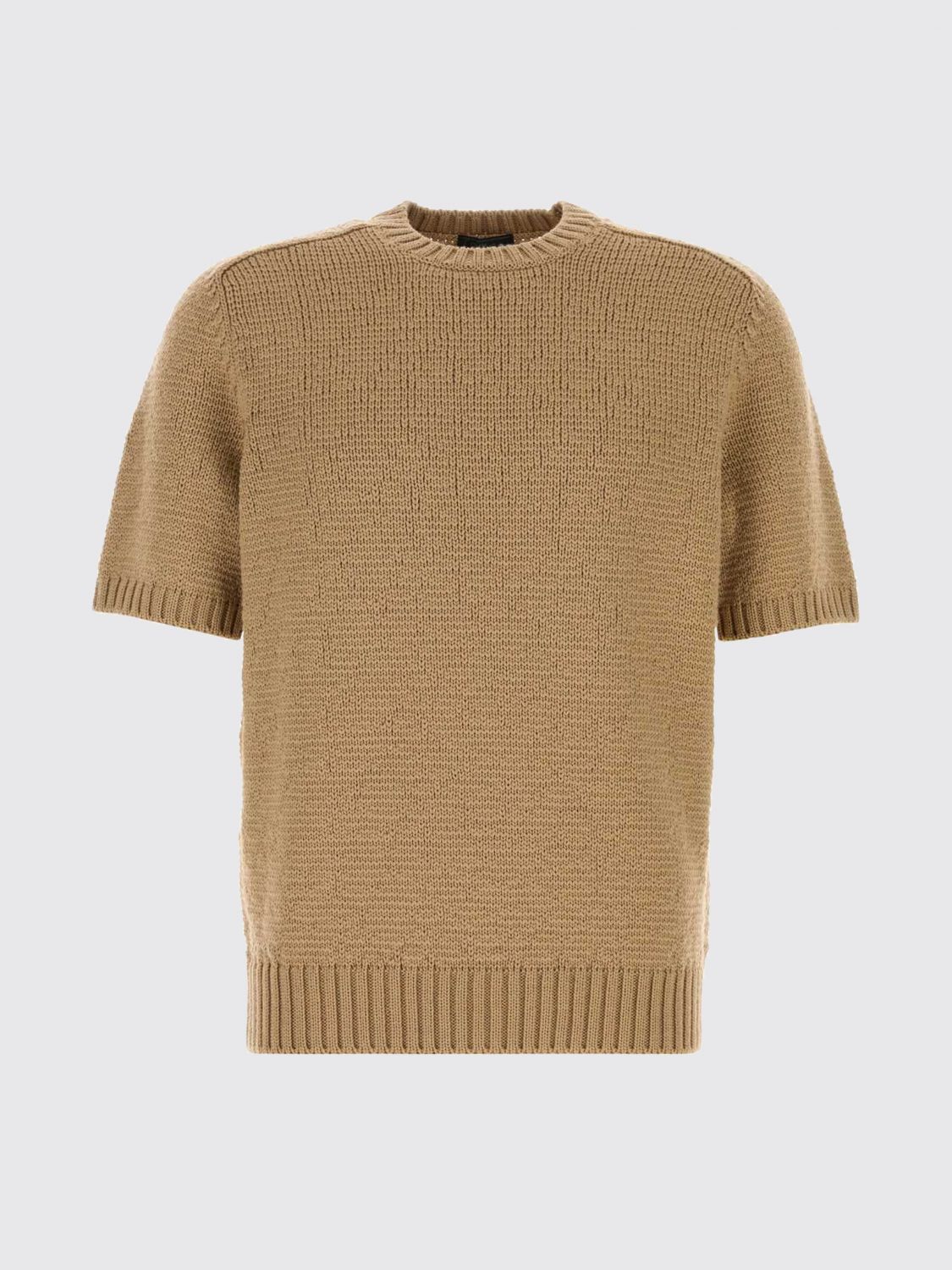 Prada Sweater Men Camel PRADA