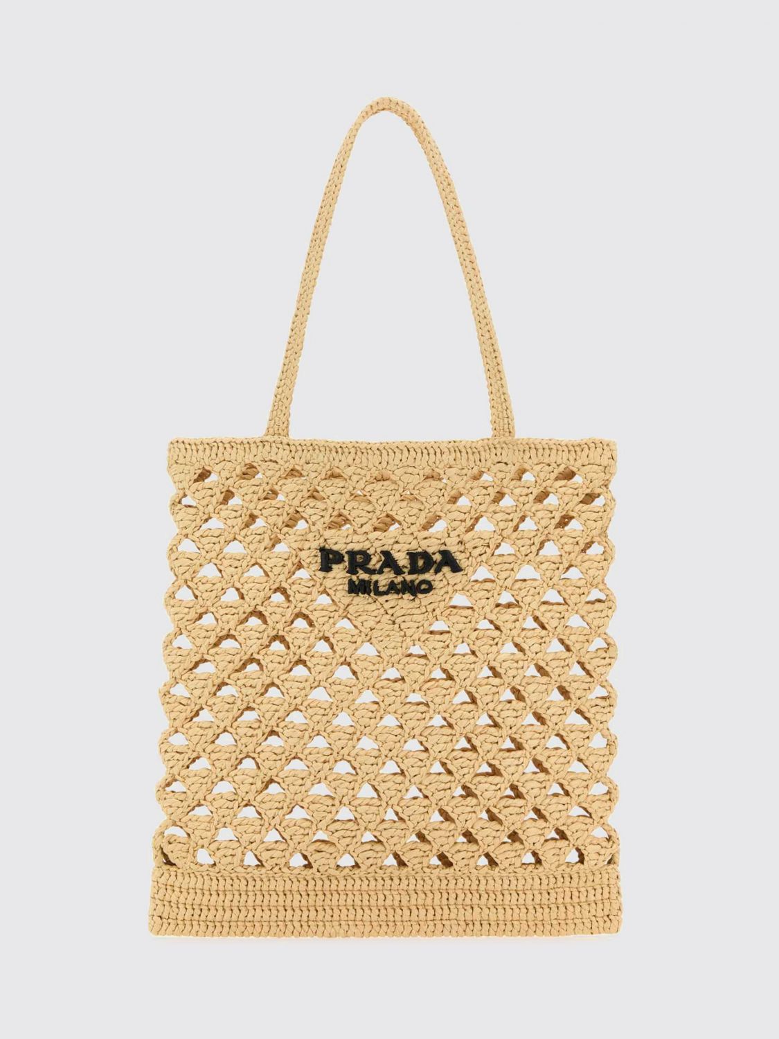 Prada Shoulder Bag Woman Natural PRADA