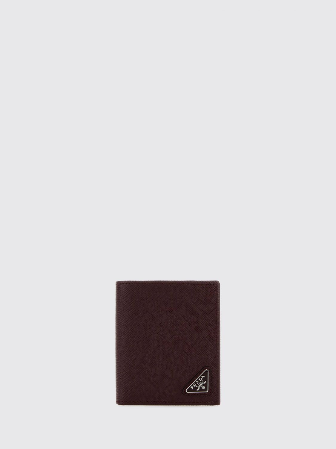 Prada Wallet Men Burgundy PRADA
