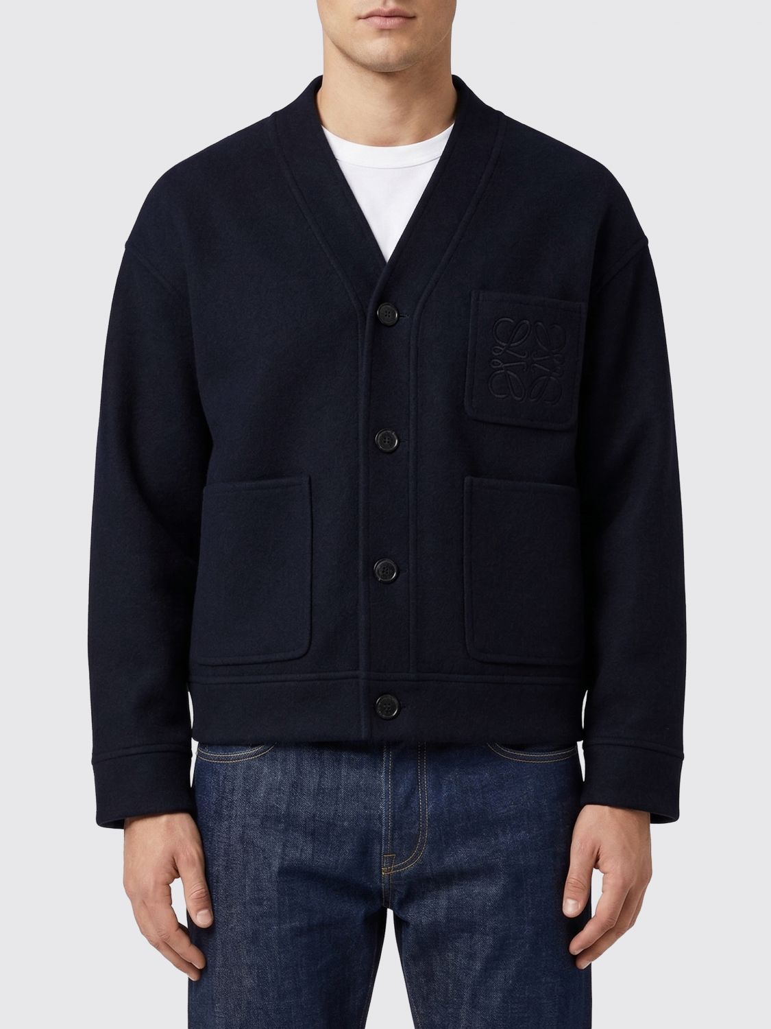 Loewe Sweater Men Navy LOEWE