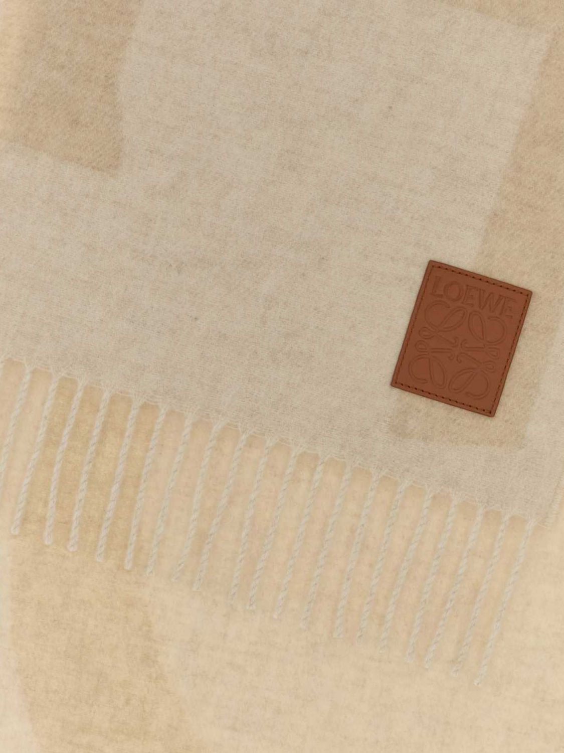 Loewe Scarf Woman Beige LOEWE