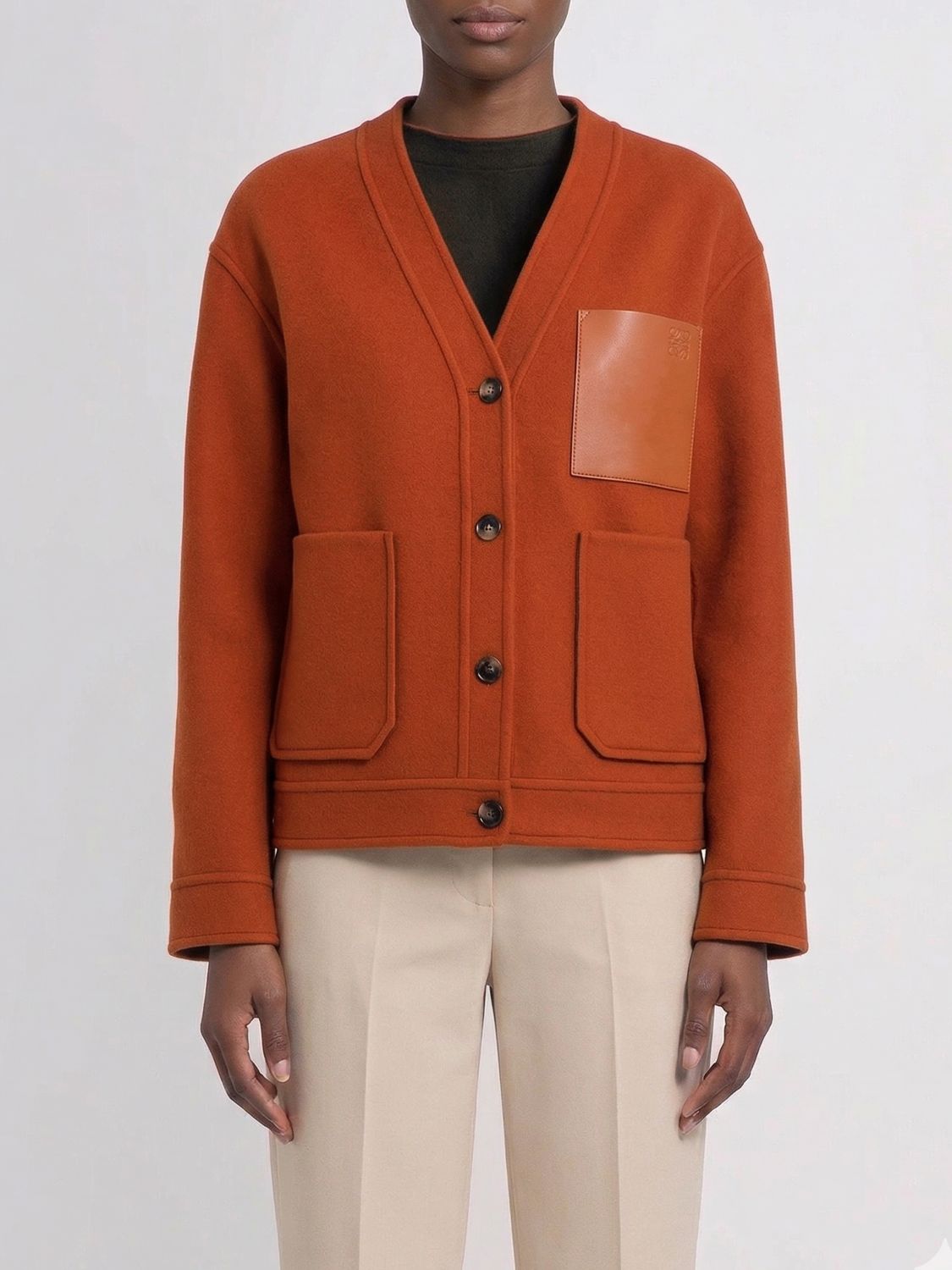 Loewe Sweater Woman Kaki LOEWE