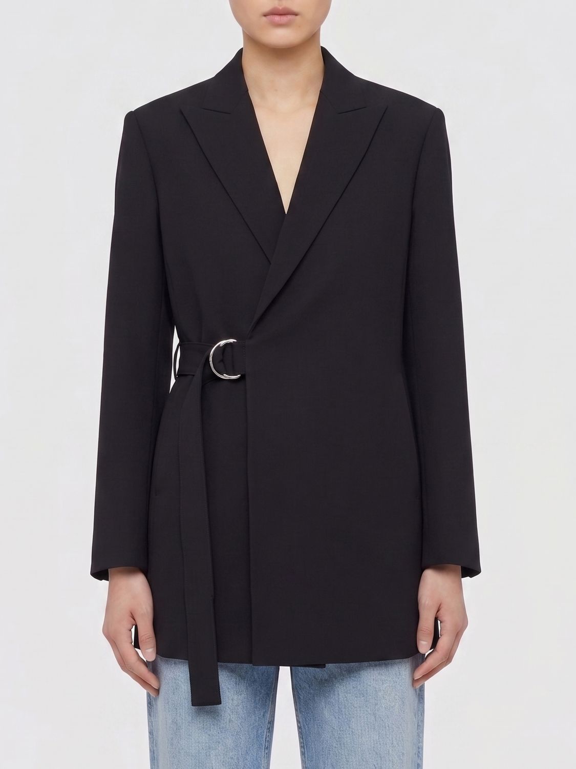 Loewe Women Loewe Wool Blazer With Belt LOEWE
