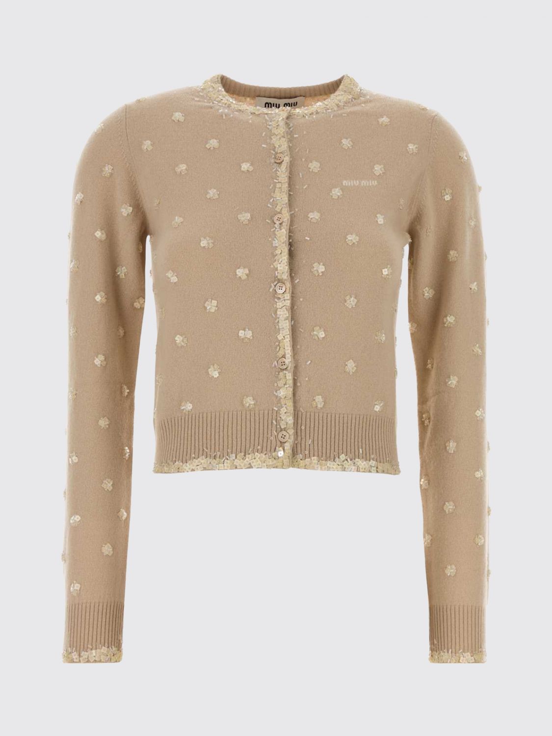 Miu Miu Sweater Woman White MIU MIU