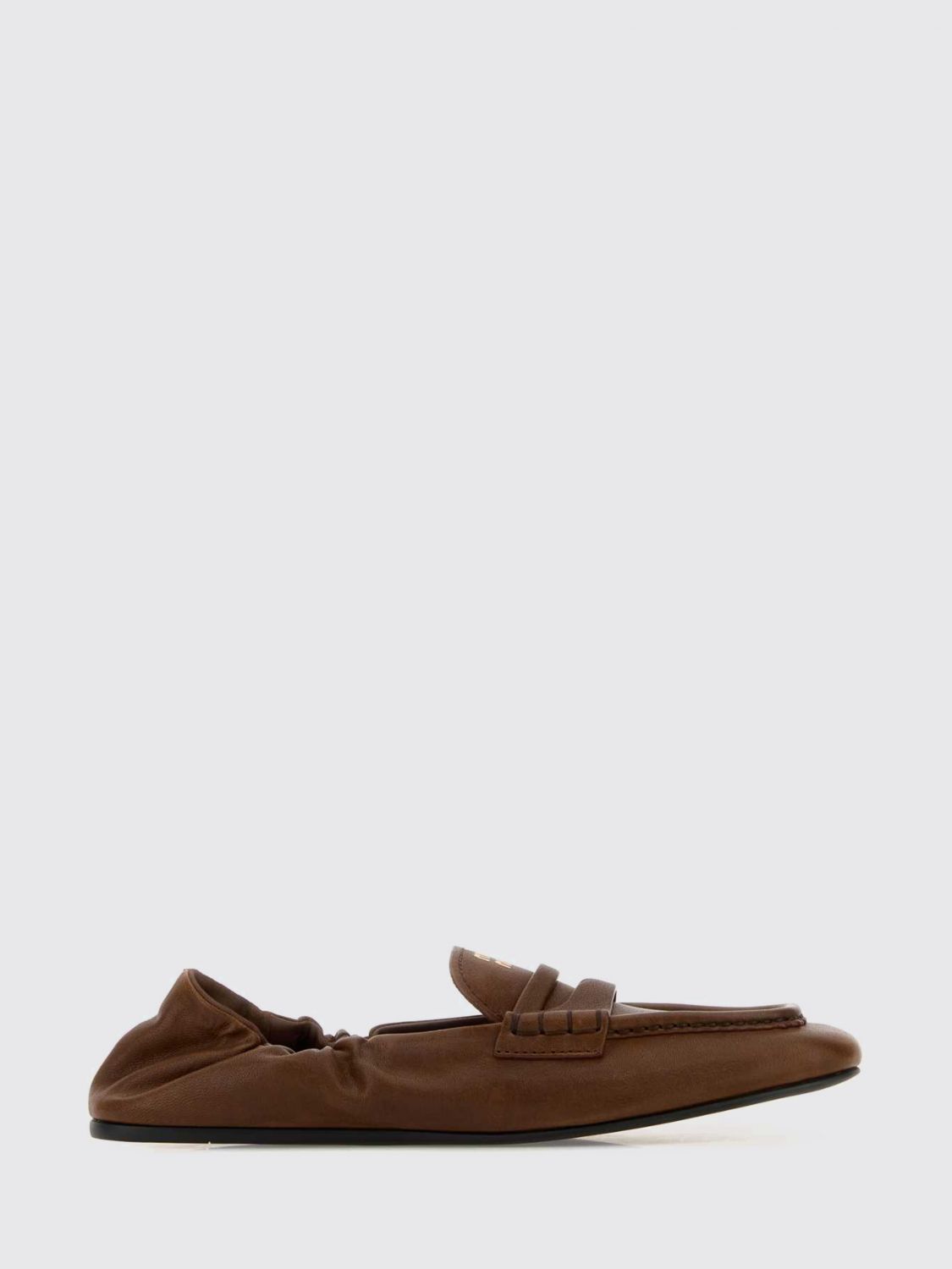 Miu Miu Loafer Woman Brown MIU MIU