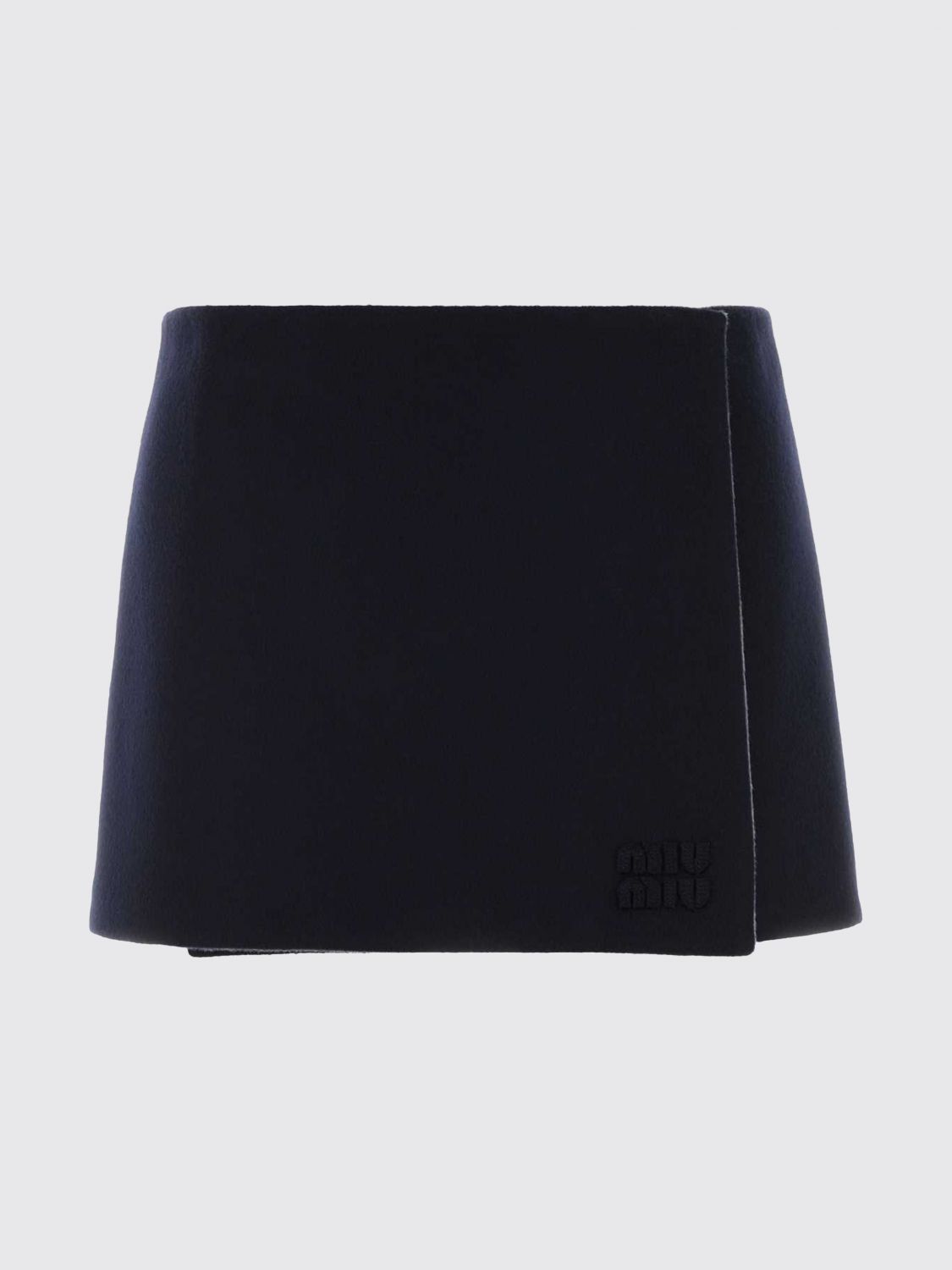Miu Miu Skirt Woman Blue MIU MIU