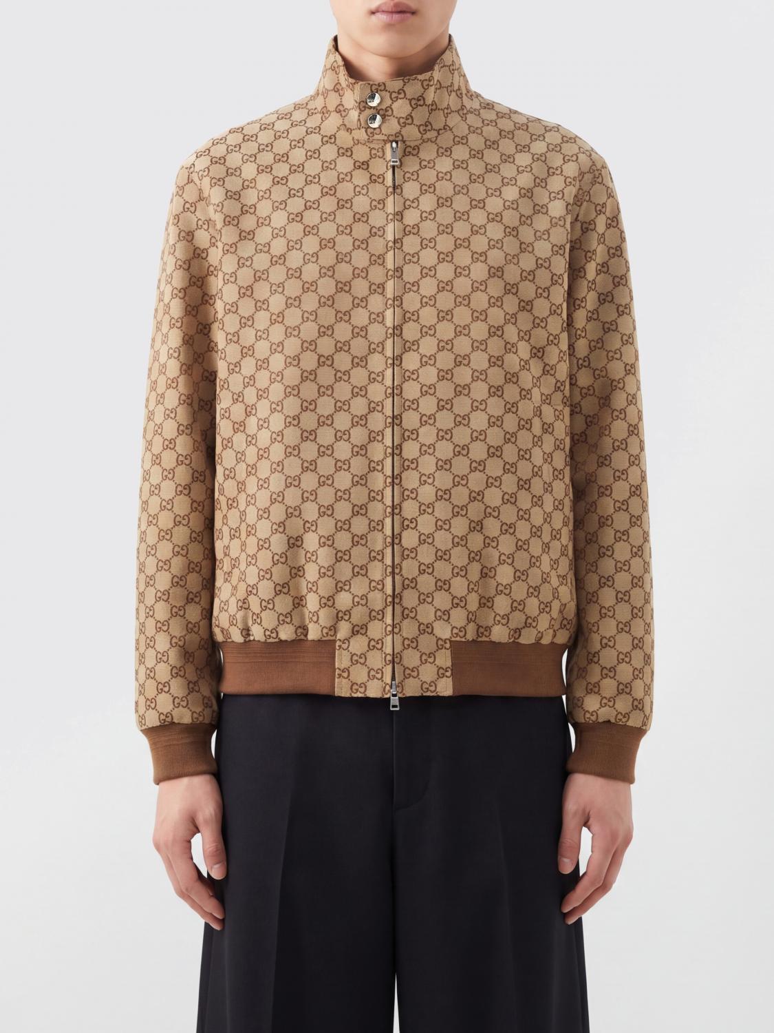 Gucci Jacket Men Camel GUCCI