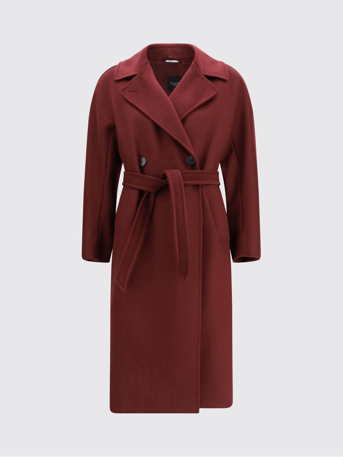 Weekend Max Mara Coat Woman Burgundy WEEKEND MAX MARA