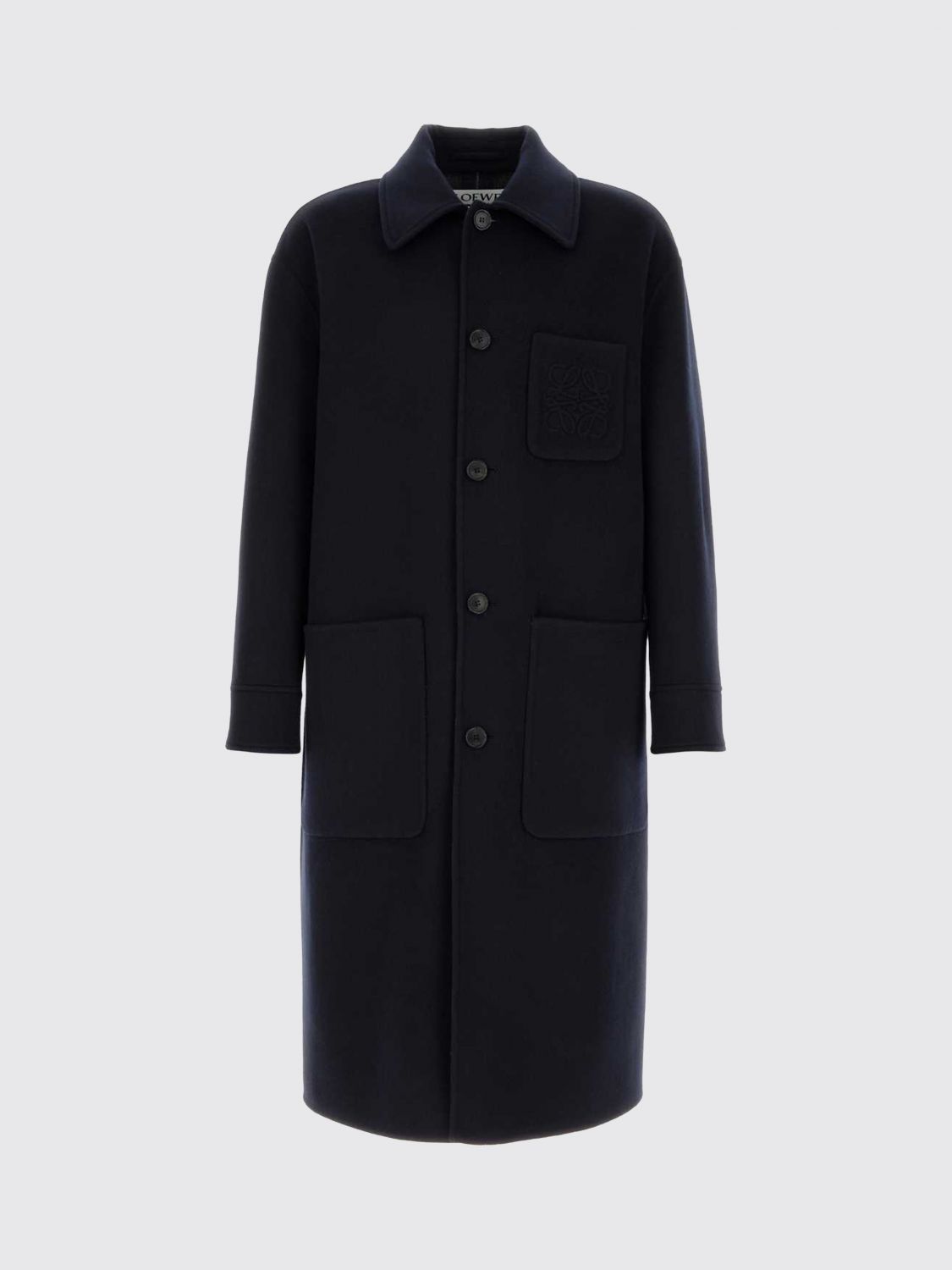 Loewe Coat Men Navy LOEWE