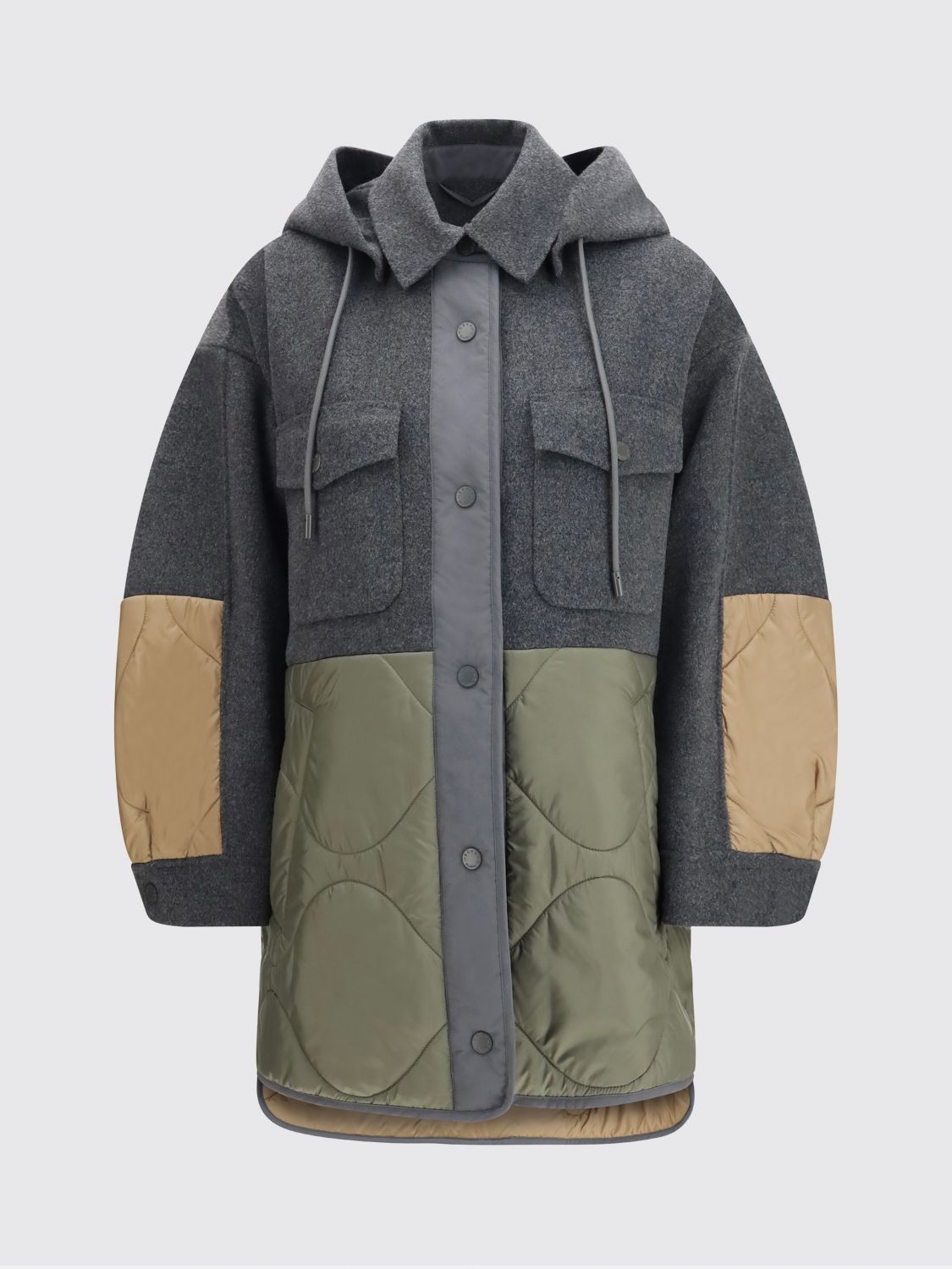 Weekend Max Mara Coat Woman Charcoal WEEKEND MAX MARA