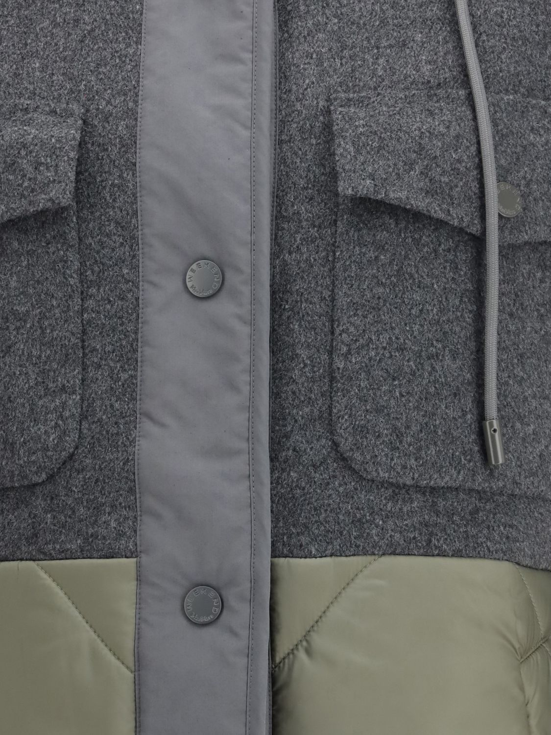 Weekend Max Mara Coat Woman Charcoal WEEKEND MAX MARA