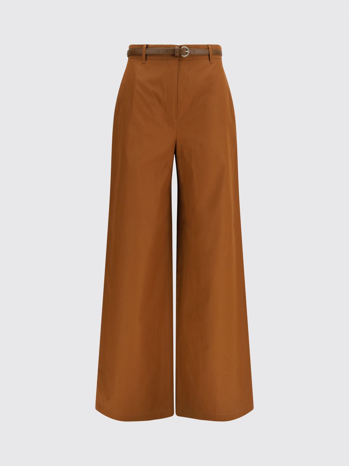 Max Mara Studio Pants Woman Mud MAX MARA STUDIO