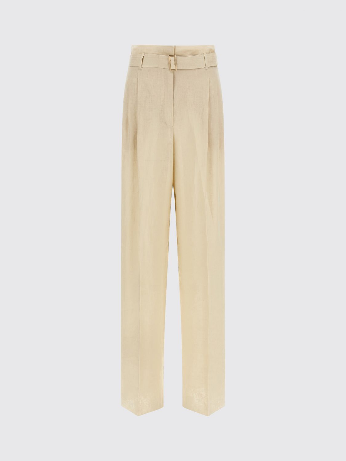 Max Mara Studio Pants Woman Beige MAX MARA STUDIO