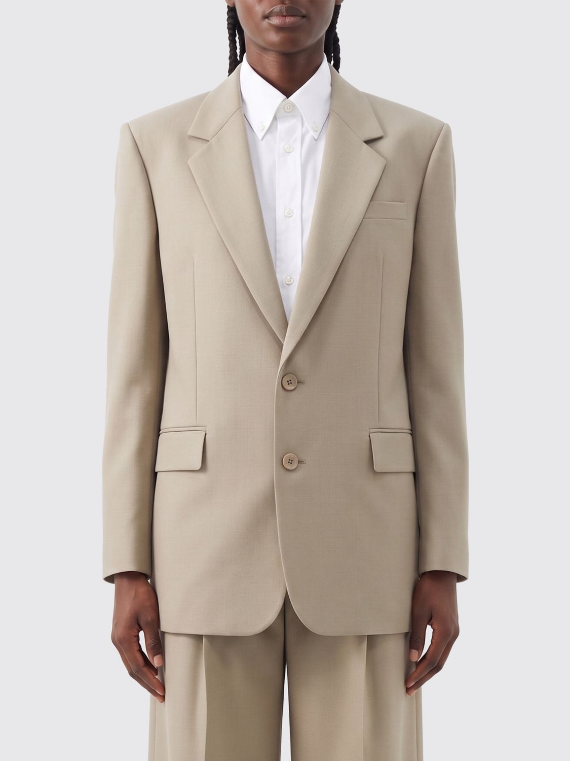 Saint Laurent Jacket Woman Mustard SAINT LAURENT