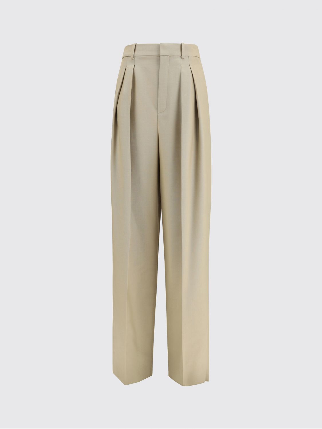 Saint Laurent Pants Woman Mustard SAINT LAURENT
