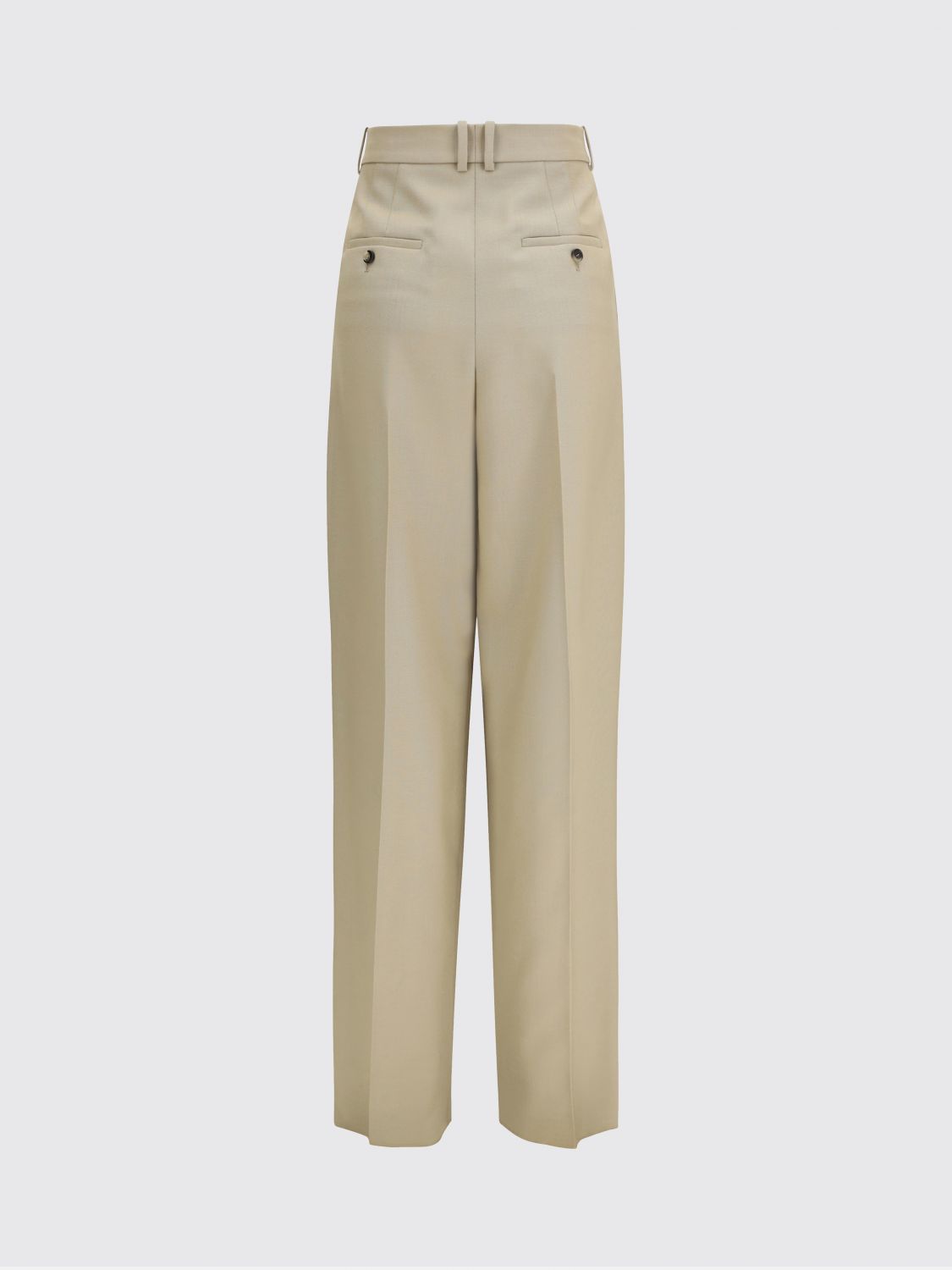 Saint Laurent Pants Woman Mustard SAINT LAURENT