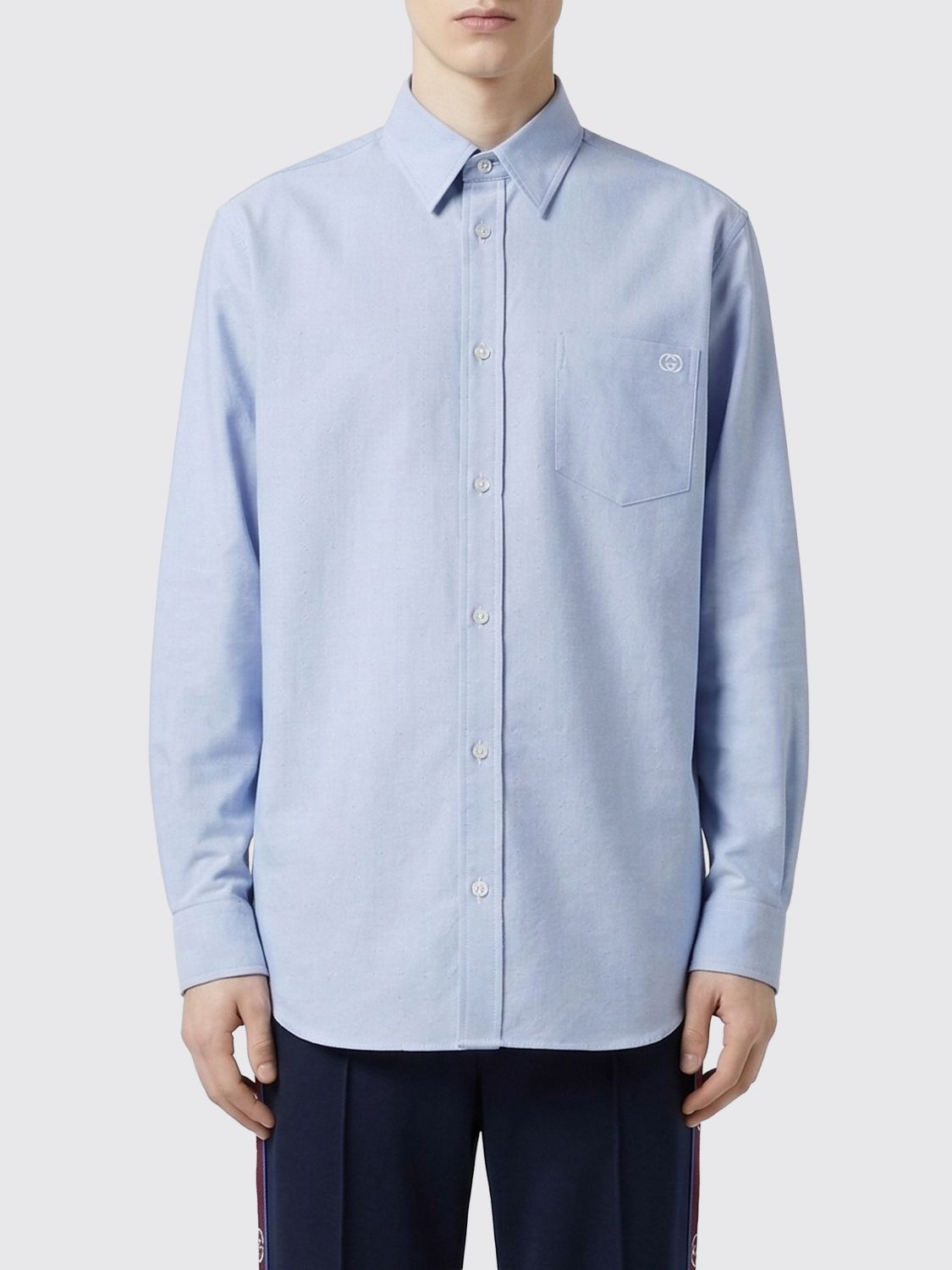 Gucci Shirt Men Blue GUCCI