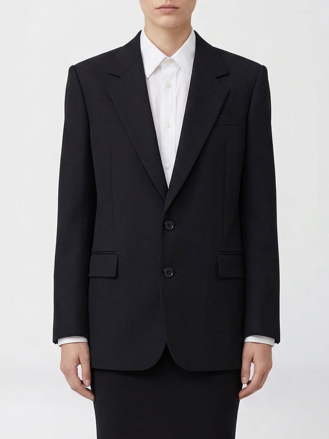 Saint Laurent Jacket Woman Marine SAINT LAURENT