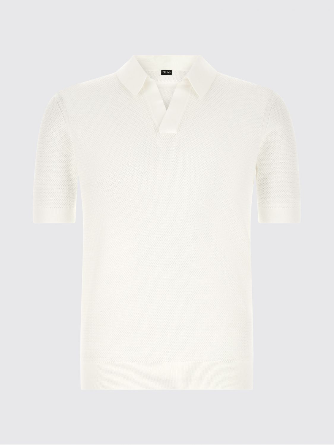 Zegna Polo Shirt Men White ZEGNA