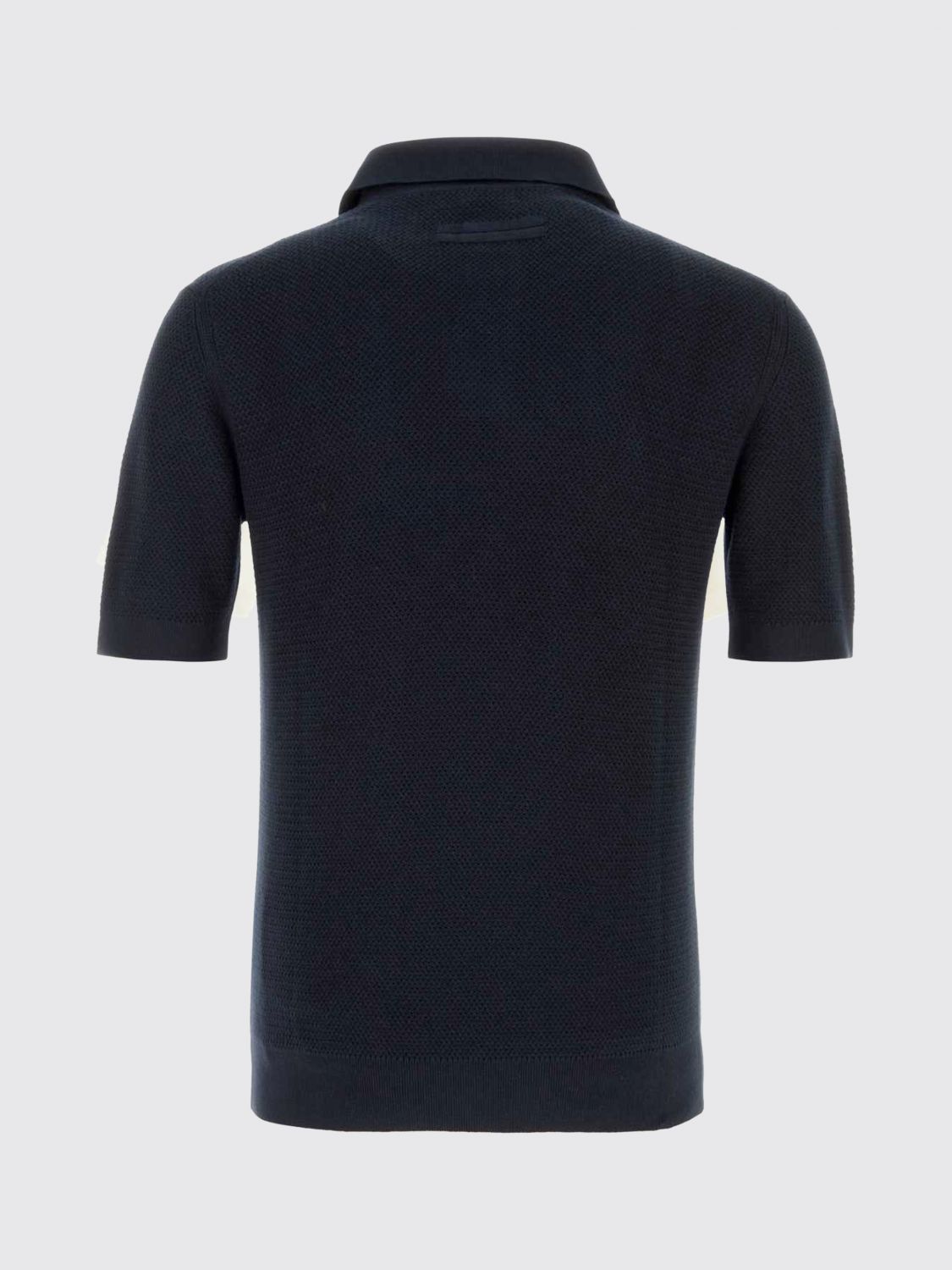 Zegna Polo Shirt Men Blue ZEGNA