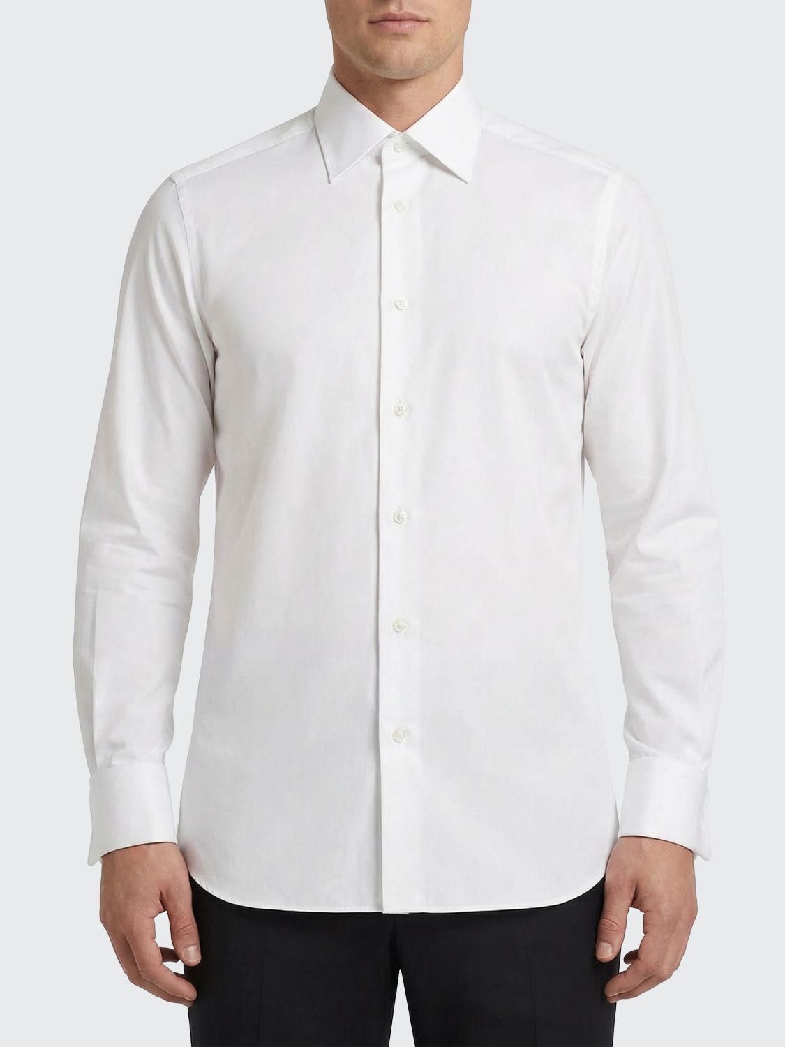 Zegna Men Classic Cotton Shirt Zegna ZEGNA