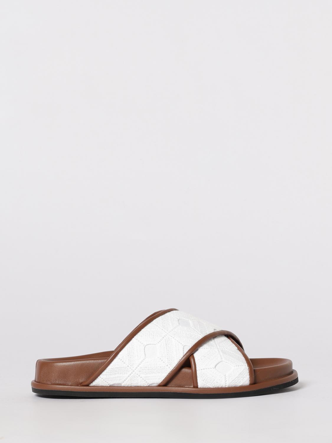 Max Mara Heeled Sandal Woman White MAX MARA
